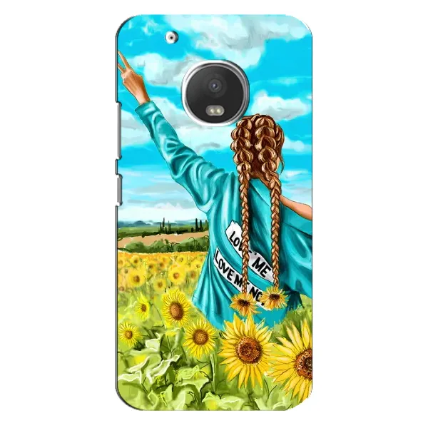 Чехол с рисунком «Девушка на поле» для Motorola MOTO G5s Чехол с рисунком «Девушка на поле» для Motorola MOTO G5s