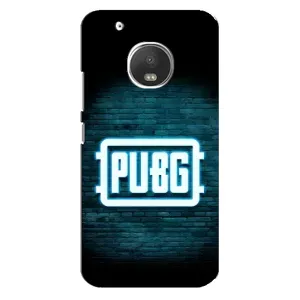 Чехол (TPU) с картинкой "Лого Пабг" на Мото Джи 5с (Лого PUBG)