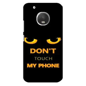 Чехол с Прикольным принтом на Motorola MOTO G5s (Не трогай мой телефон)