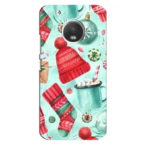 Чехол Санта Клаус для Motorola MOTO G5s (Одежда)