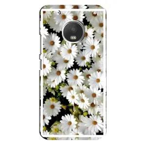 Чехол с ромашками на Motorola MOTO G5s (Рамка в ромашках)
