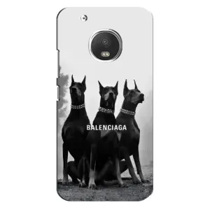 Чехол ДОБЕРМАН для Motorola MOTO G5s (Три добермана)