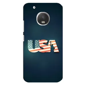 Чехол Флаг USA для Motorola MOTO G5s (USA)