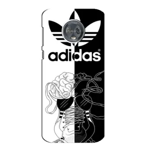 Чехол в стиле "Адидас" для Мото Джи 6 (Adidas шнурки)