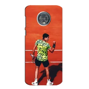 Чехлы с принтом Спортивная тематика для Motorola MOTO G6 (Алькарас Теннисист)