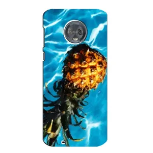 Чехол с изображением вкусной еды для Motorola MOTO G6 (Ананас)