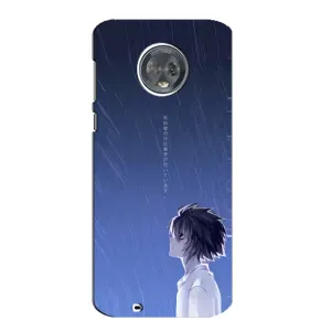 Чехол с персонажами АНИМЕ на Motorola MOTO G6 (Anime L)