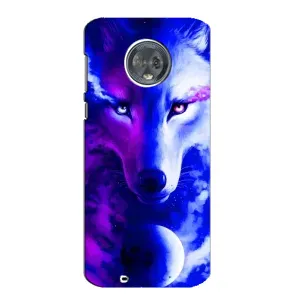 Чехол с Волком на Motorola MOTO G6 (Арт-Волк)