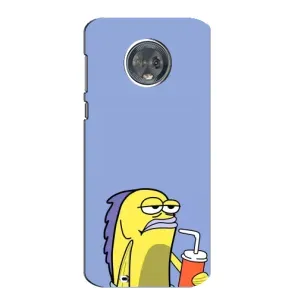 Бампер с принтом Мемы для Motorola MOTO G6 (Безразличие)