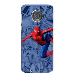 Силіконовий Чохол для Motorola MOTO G6 (Людина павук)
