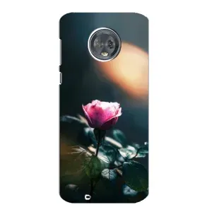 Чехлы с принтом Розочки для Motorola MOTO G6 (Цветок ночной)