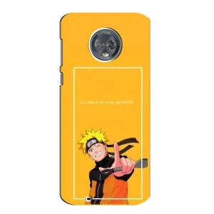 Чехлы с принтом Наруто на Motorola MOTO G6 (Даттебаё)