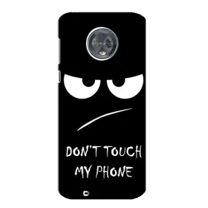 Чехол с прикольным текстом на Motorola MOTO G6 (Dont)
