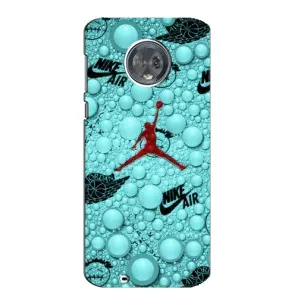 Силиконовый Чехол Nike Air Jordan на Мото Джи 6 (Джордан Найк)