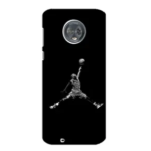 Силиконовый Чехол Nike Air Jordan на Мото Джи 6 (Джордан)