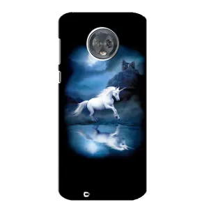 Чехол Unicorn на Motorola MOTO G6 (Единорог)