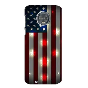 Чохол Прапор USA для Motorola MOTO G6 (Прапор США 2)