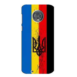 Чехлы УПА (Красно-Чёрный) на Motorola MOTO G6 (Флаг УПА)