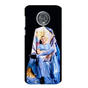 Чехлы с принтом для Motorola MOTO G6 Футболист (футболист Холанн)