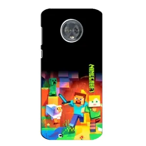 Чохли для Motorola MOTO G6 (Персонажі МайнКрафт) (Герой Майнкрафт)