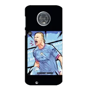 Чехлы с принтом для Motorola MOTO G6 Футболист (гол Эрлинг Холланд)