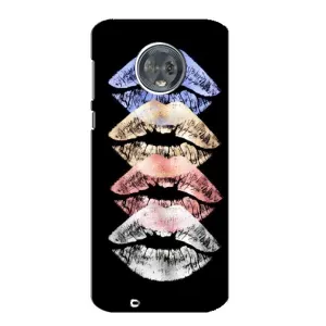 Чехол Стильные девушки на Motorola MOTO G6 (Губы)