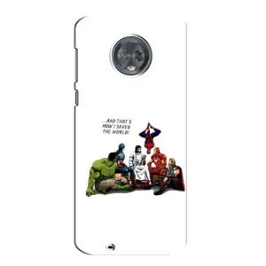 Чехлы для Motorola MOTO G6 (Для Христиан) (Иисус супергерой)