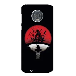 Чехлы с картинкой Итачи Учиха на Motorola MOTO G6 (Итачи на черном)