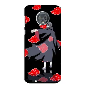 Чехлы с картинкой Итачи Учиха на Motorola MOTO G6 (Итачи облако)