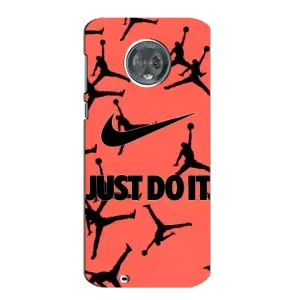 Силиконовый Чехол Nike Air Jordan на Мото Джи 6