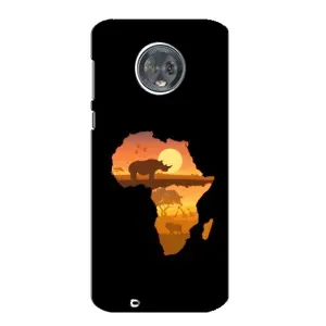 Летний Чехол на Motorola MOTO G6 (Карта)