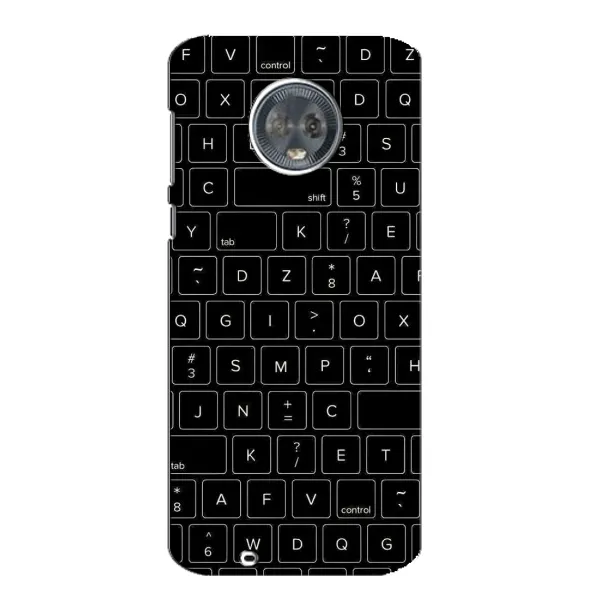Чехол с рисунком «Клавиатура» для Motorola MOTO G6 Чехол с рисунком «Клавиатура» для Motorola MOTO G6