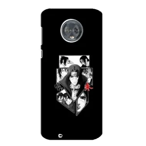 Чехлы с картинкой Итачи Учиха на Motorola MOTO G6 (Коллаж Итачи)