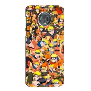 Чехлы с принтом Наруто на Motorola MOTO G6 (Коллаж Наруто)