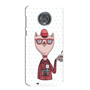 Чехол на тематику: Коты для Motorola MOTO G6 (Кот аристократ)