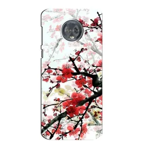 Чехол с принтом САКУРЫ на Motorola MOTO G6 (Красивая Сакура)