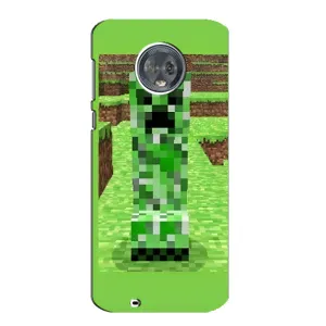 Чохли для Motorola MOTO G6 (Персонажі МайнКрафт) (Кріпер 2)