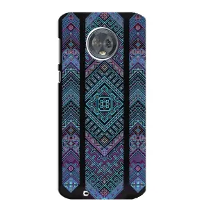 Силиконовый Чехол на Motorola MOTO G6 (Крутой орнамент)