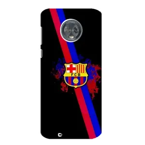 Чехол для Motorola MOTO G6 (Барселона) (Лого Барсы)