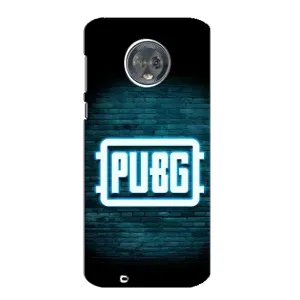 Чохол (TPU) з картинкою "Лого Пабг" на Мото Джи 6 (Лого PUBG)