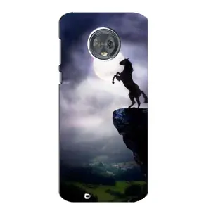 Чехлы с изображением разных животных для Motorola MOTO G6 (Лошадь)