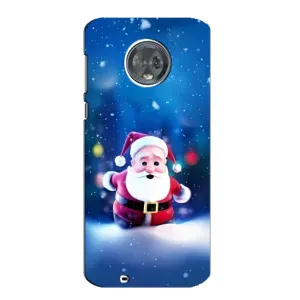 Чехлы на Новый Год Motorola MOTO G6 (Маленький Дед Мороз)
