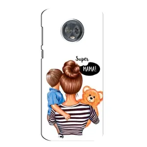 Чехлы для МАМЫ на Motorola MOTO G6 (Мама и сын)
