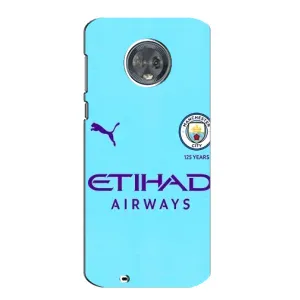 Силиконовые Чехлы принт Футбол на Motorola MOTO G6 (Man City)