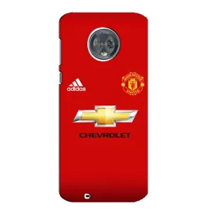 Силиконовые Чехлы принт Футбол на Motorola MOTO G6 (Man United)