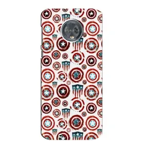 Чохол с Щітом Капітана Америки на Motorola MOTO G6 (Марвел щити)