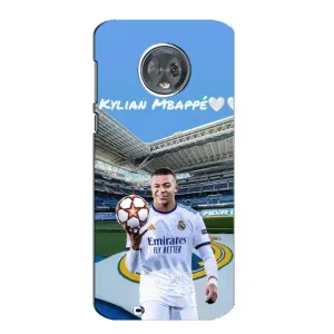 Чехол (TPU) с Футболистом на Motorola MOTO G6 (Mbappe Real)
