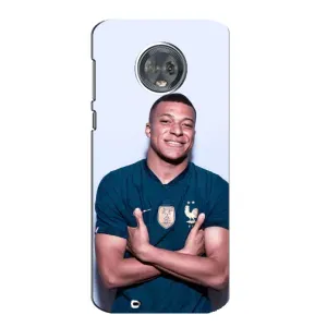 Чехол (TPU) с Футболистом на Motorola MOTO G6 (Мбаппешичка)