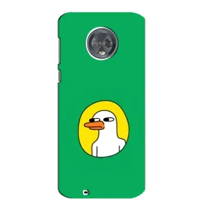 Бампер с принтом Мемы для Motorola MOTO G6 (Мем Утка)