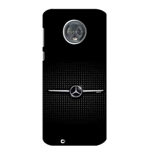 Силиконовый бампер с картинкой машины на Motorola MOTO G6 (Mercedes)